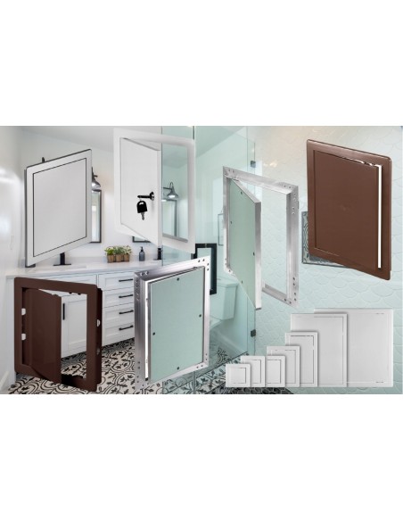 Awenta Drzwiczki rewizyjne białe ABS 20x40 DT19