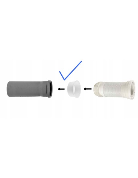 Przyłącze kanalizacyjne elastyczne WC-F26R-PL s4560