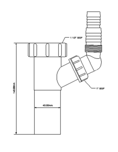Syfon zlewozmywakowy McAlpine 5505