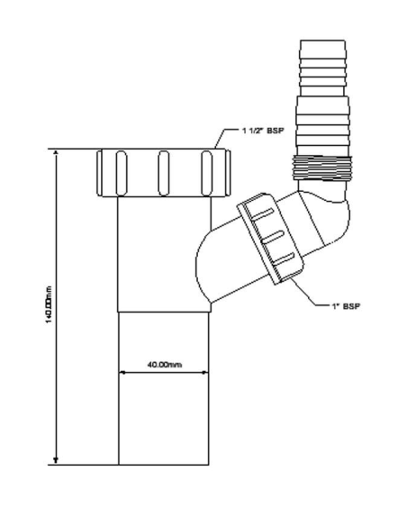 Syfon zlewozmywakowy McAlpine 5505