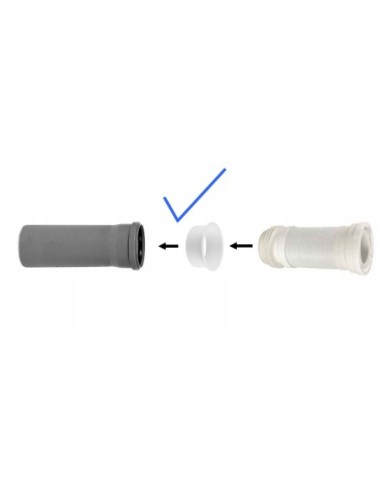 MCALPINE RURA WC ROZCIĄGANA L-330-850 mm WC-F33R-PL