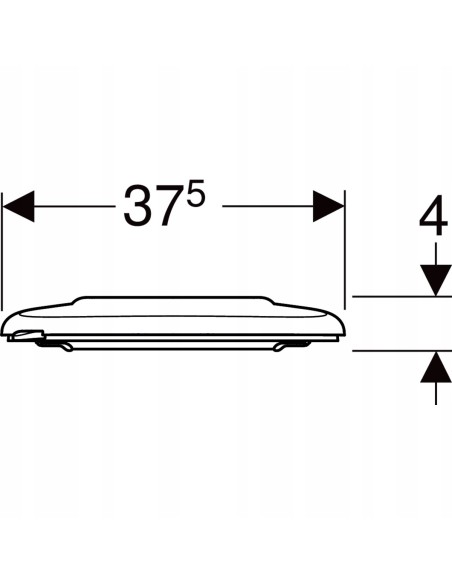 Deska sedesowa Geberit Selnova biały duroplast 502.791.00.1
