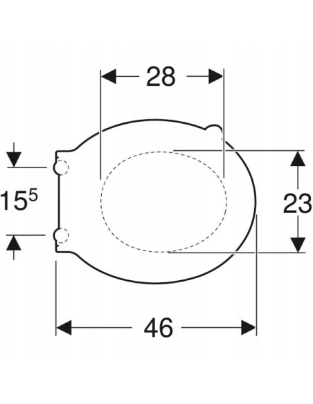 Deska sedesowa Geberit Selnova biały duroplast 502.791.00.1