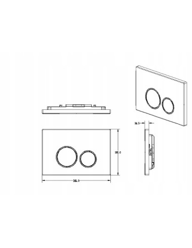 GEBERIT STELAŻ DUOFIX WC H-112 111.320.00.5