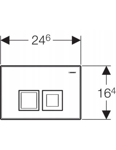 Stelaż podtynkowy do toalety Geberit Duofix Basic 111.170.00.1
