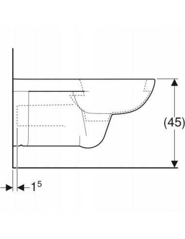 Miska podwieszana WC Geberit Selnova Comfort 501.044.00.7