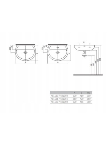 KOŁO UMYWALKA REKORD 55 Z/O K91155000