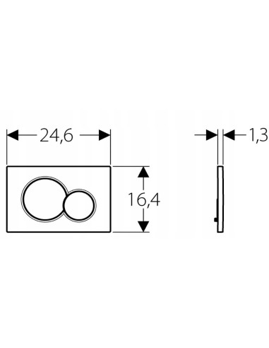 Przycisk spłukujący do WC Geberit Sigma biały 115.770.11.5
