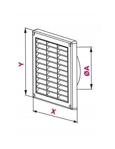 AWENTA OSŁONA WENT. 14X14 TUS 110 fi110 T11