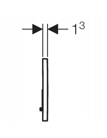 Przycisk spłukujący do WC Geberit Sigma czarny 115.770.DW.5