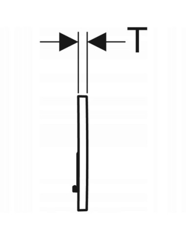 Przycisk spłukujący do WC Geberit Sigma czarny 115.770.DW.5