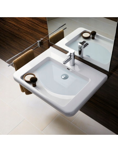 Umywalka Ścienna Geberit Selnova Comfort 65cm biały 501.463.00.7