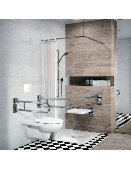 Umywalka Ścienna Geberit Selnova Comfort 65cm biały 501.463.00.7