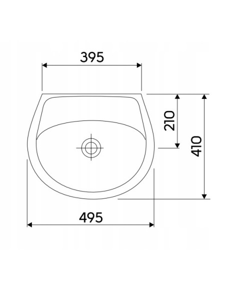 KOŁO UMYWALKA IDOL 50 B/O biały M11050000