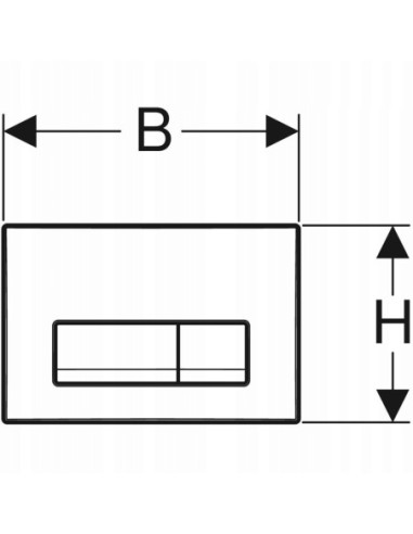 Przycisk spłukujący do WC Geberit DELTA 50 biały 115.119.11.1