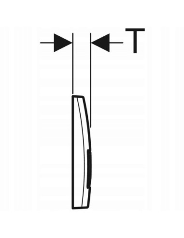 Przycisk spłukujący do WC Geberit Delta 50 czarny 115.119.DW.1