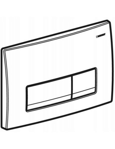 Przycisk spłukujący do WC Geberit Delta 50 czarny 115.119.DW.1