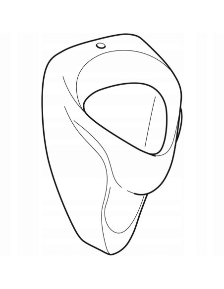 PISUAR ŚCIENNY GEBERIT ALEX BIAŁY ODPŁYW POZIOMY 502.905.00.1