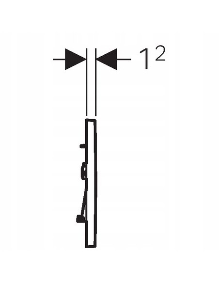 Przycisk spłukujący do WC Geberit Sigma biały/chrom 115.883.KJ.1