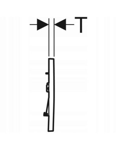 Przycisk spłukujący do WC Geberit Sigma biały/chrom 115.883.KJ.1