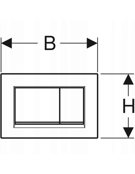 Przycisk spłukujący do WC Geberit Sigma biały/chrom 115.883.KJ.1