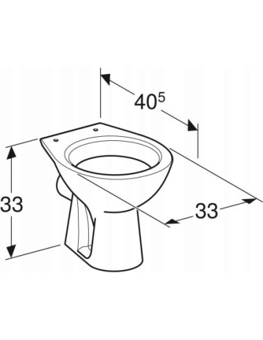 Miska stojąca WC Geberit Bambini 500.916.00.1