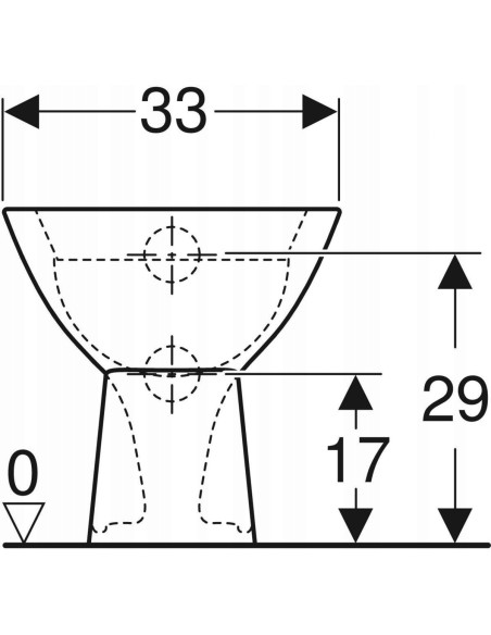 Miska stojąca WC Geberit Bambini 500.916.00.1