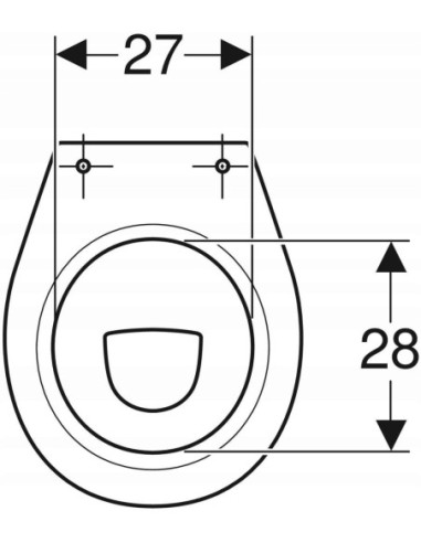 Miska stojąca WC Geberit Bambini 500.916.00.1