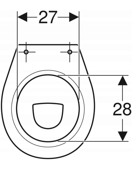 Miska stojąca WC Geberit Bambini 500.916.00.1