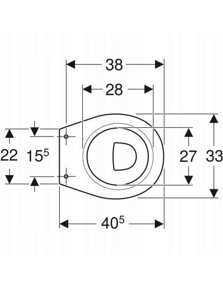 Miska stojąca WC Geberit Bambini 500.916.00.1