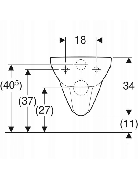 Miska podwieszana WC Geberit Selnova Comfort 501.046.00.7