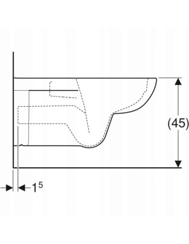 Miska podwieszana WC Geberit Selnova Comfort 501.046.00.7