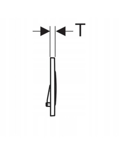 Przycisk spłukujący do WC Geberit Sigma czarny 115.882.DW.1