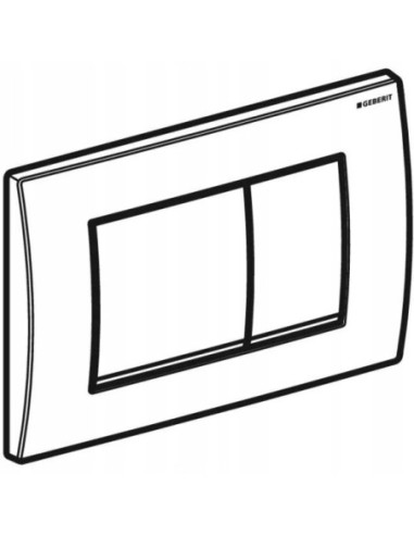 Przycisk spłukujący do WC Geberit Delta 30 srebrny/chrom 115.137.21.1