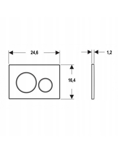Przycisk spłukujący do WC Geberit Sigma20 biały 115.882.11.1