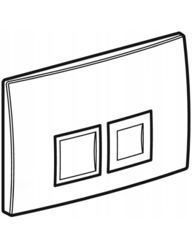Przycisk spłukujący do WC Geberit Delta35 srebrny/chrom 115.135.21.5