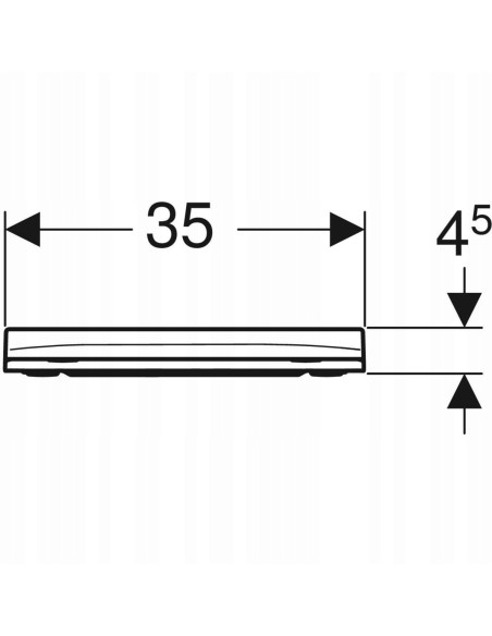 Deska sedesowa Geberit Smyle Square biały duroplast 500.688.01.1