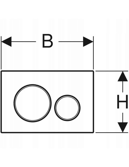 Przycisk spłukujący do WC Geberit Sigma20 srebrny/chrom 115.882.KH.1