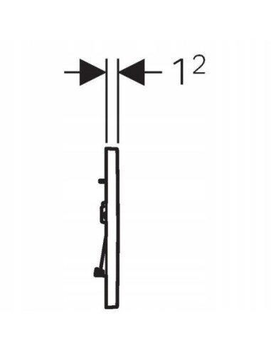 Przycisk spłukujący do WC Geberit Sigma30 czarny 115.883.14.1