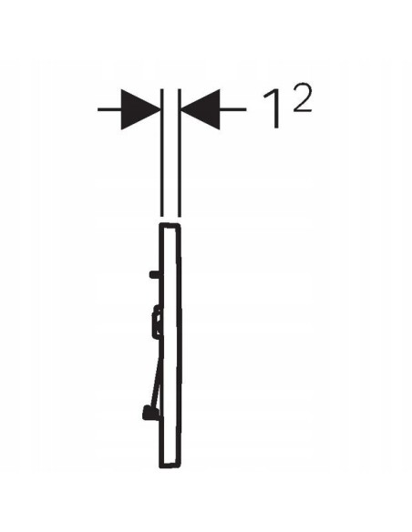 Przycisk spłukujący do WC Geberit Sigma30 czarny 115.883.14.1