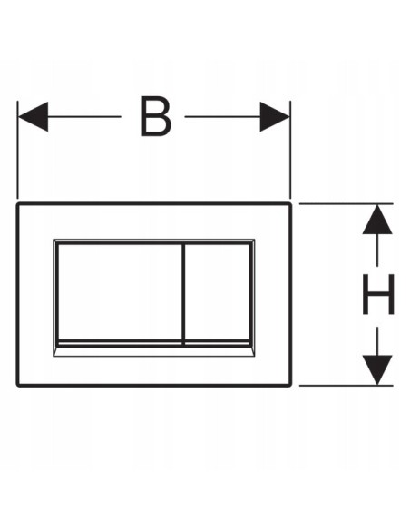 Przycisk spłukujący do WC Geberit Sigma30 czarny 115.883.14.1