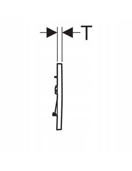 Przycisk spłukujący do WC Geberit Sigma30 czarny 115.883.14.1