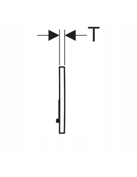 Przycisk spłukujący do WC Geberit Sigma01 srebrny/chrom mat 115.770.JQ.5