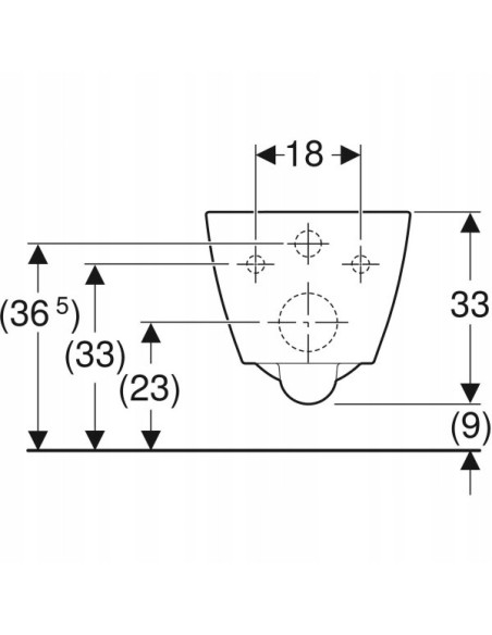 Miska podwieszana WC Geberit Smyle Square 500.379.01.1