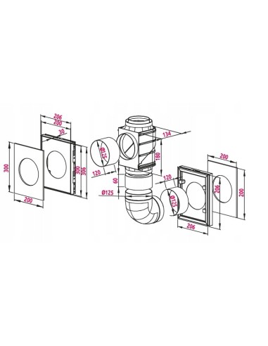 Kanał okrągły Awenta 125 mm KO125-10