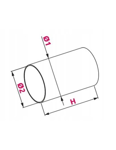 Kanał okrągły Awenta 125 mm KO125-10