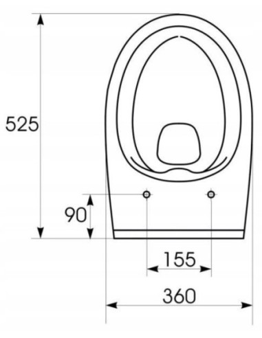 CERSANIT MISKA WISZ. MODUO Z DESKĄ SLIM K701-262