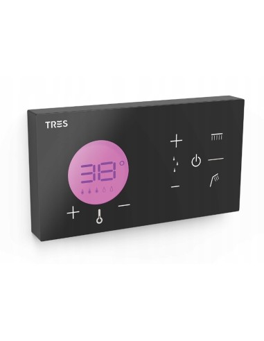 Bateria natryskowa podtynkowa Tres Shower Technology czarny 49288299