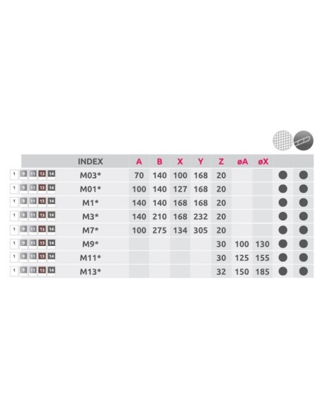 Awenta Kratka wentylacyjna M Fi125 M11N