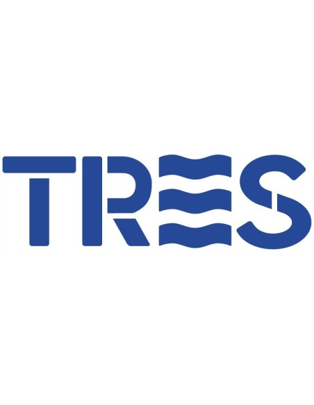 Tres Zestaw baterii podtynkowej 2-drożnej prysznicowej srebrny 21599002